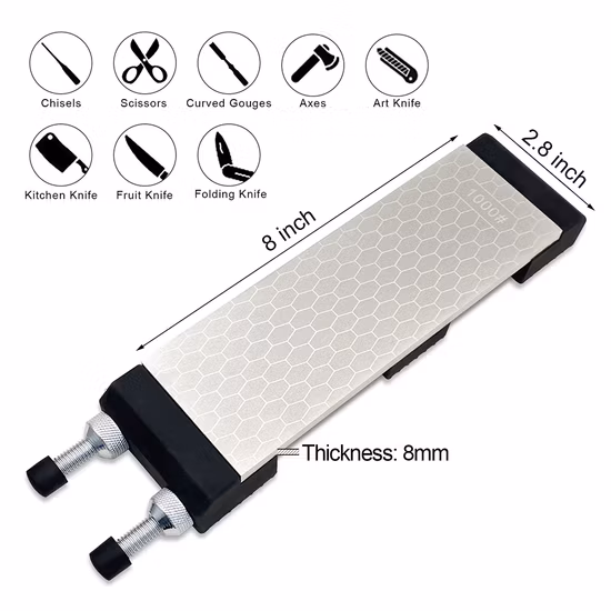 Pietra per affilare coltelli di doppia dimensione per cucina
