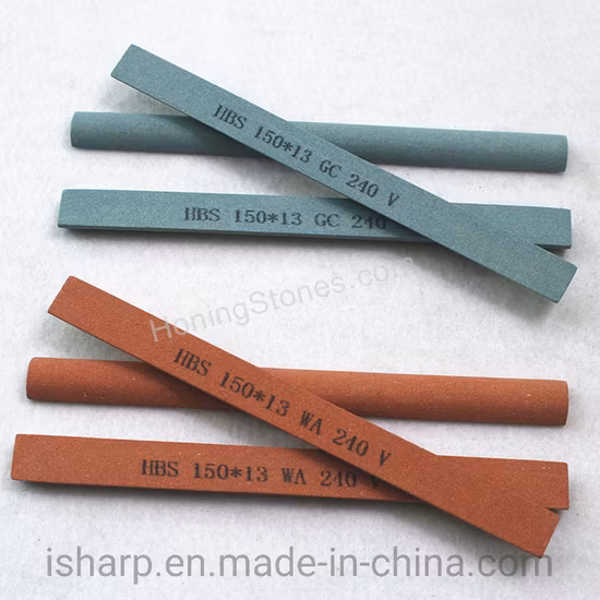 Pietre per affilare lime abrasive semitonde